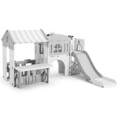 New 9in1 Toddler Slide Climber Playset with Playhouse Indoor Outdoor Playground