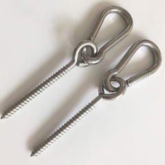 Hammock Hanging Kit, Heavy Duty Swing Hangers Eye Hooks for Hanging Swing Sta…