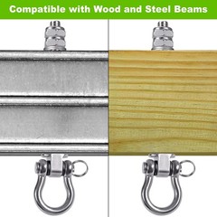 Benelabel Heavy Duty Swing Hangers with Bearings – Set of 4 Stainless Steel 304