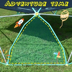 13ft Heavy Duty 1000lbs Kids Climber, Geometric Dome for Outdoor Play