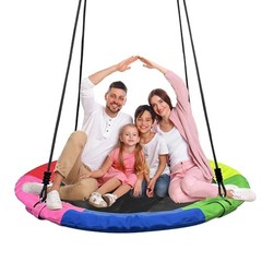 Tree Swing, Saucer Flying Swing 40 Inch for Kids, 900lbs Weight Multicolor