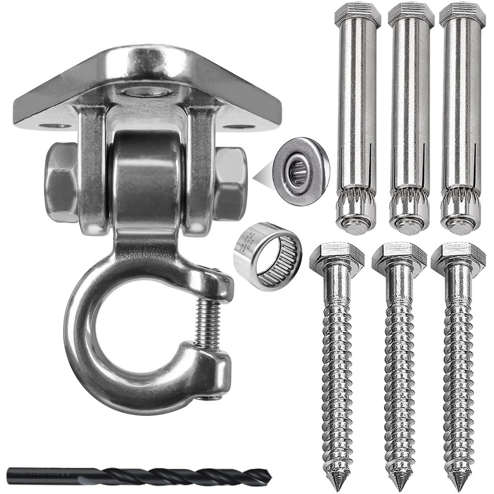 Swing Hangers Heavy Duty Smooth Operation with 180° Swing Bearings 1000 lb Ca…