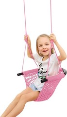 Portable Kids Rope Swing Seat with Safety Accessories – Ideal for Indoor/Outdoor