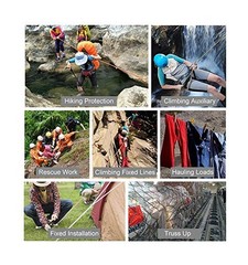 X XBEN Outdoor Climbing Rope 10M(32ft) 20M(64ft) 30M(96ft) 50M(160ft) 70M(230…