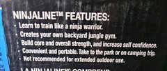 **NEW**Ninja Net “Slackers” Kids Extreme Outdoor Climbing Obstacle
