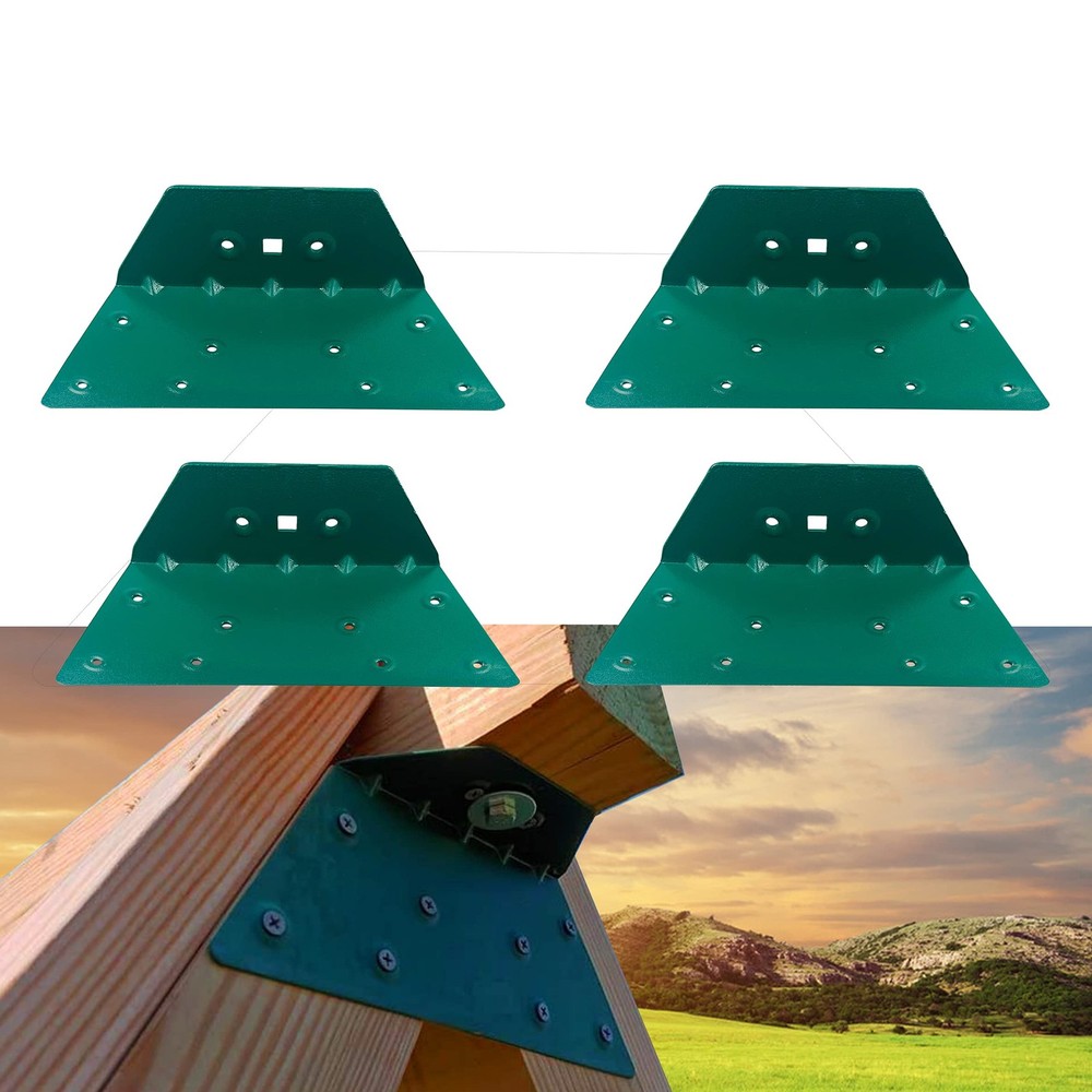 4 Pcs EZ Frame Wooden Swing , A-Frame Bracket for Set Beam, Fitting, High Str…