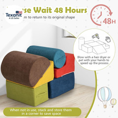 Climbing Blocks for Toddlers, 6 Pieces Toddler Climbing Toys Indoor with 30D Hig