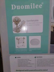 Yadala Baby Swing, Foldable Baby Swing for Infants with Adaptable