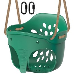 Heavy Duty High Back Full Bucket Toddler Swing Seat with Adjustable Rope and …