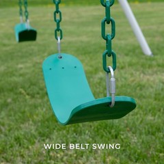 Backyard Discovery Big Brutus Galvanized Steel Swing Set Kit with Classic A-F…