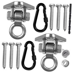 2-Pack Heavy Duty Swing Hanger Bracket, 1000 lbs Capacity, 304 3 holes-2Pack