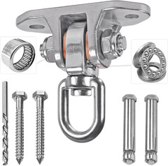 Heavy Duty Swing Hanger Stainless Steel 304 Antirust,1200 Lb Capacity 360°