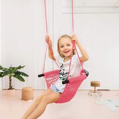 Portable Kids Rope Swing Seat with Safety Accessories – Ideal for Indoor/Outdoor