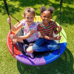 40″ Super Fun Super Saucer Swing, Great for Kids 3-8