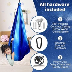 Double Layer Sensory Swing – Cuddle Therapy for Kids & Adults, 300lbs Capacity