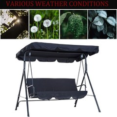Swing Canopy Replacement Top 3 Seat Outdoor Patio Swing Canopy Replacement Cover