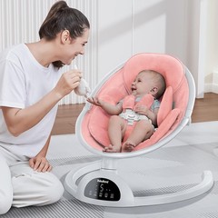 Baby Swings for Infants, Bluetooth Infant Swing with Music Speaker, 3 Seat Po…