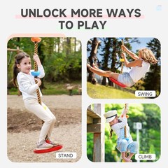 Climbing Rope Tree Swing Set for Kids – Easy Installation