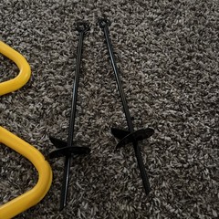 Playstar 4 Yellow Gym Rings, Chains- 21”, 2 Anchors. All NEW WO Tags