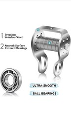 Slackline Pulley with 52FT Zip Line Monkey Bar Most Accessory for Obstacles
