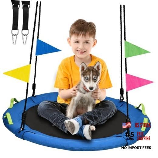 Tree Swing, Saucer Flying Swing for Kids, 900lbs Weight Capacity, with 24 Inch