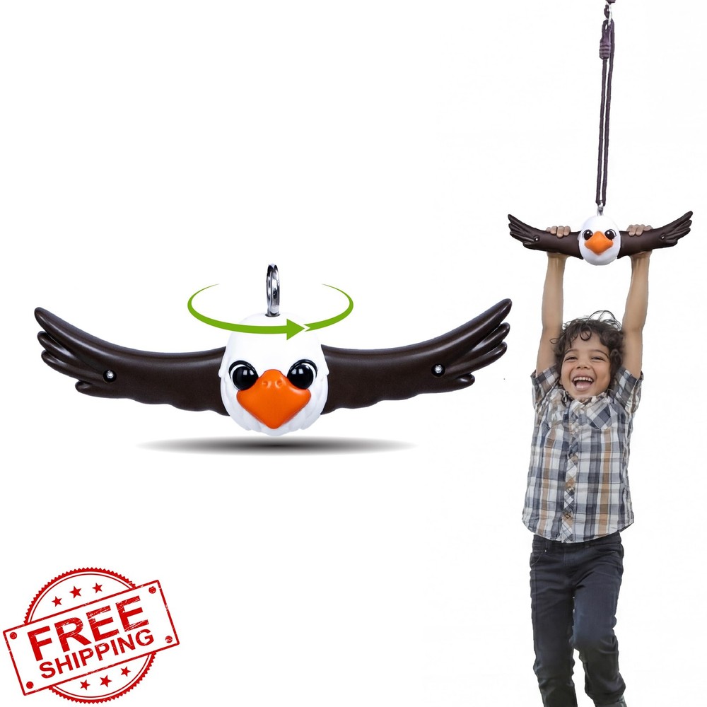 Swurfer Ninja Twister Swing Toy, 360 Spin, Backyard Outdoor Play