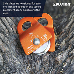 Ekat Micro Aluminum Side Swing Pulley, Backyard Zipline, Trolley