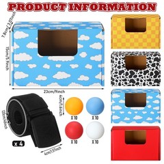 4 Sets Cartoon Story Swing Shaking Balls Game Set Cartoon Story Novelty Twerk…