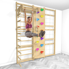 Extra-Large 10-in-1 Swedish Ladder Gym Set for Home Playground Fun