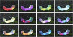Firefly LED Light Up Swing Seat with Adjustable Rope and Chain. 24 Clear
