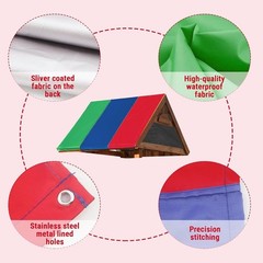 Playset Canopy Replacement Outdoor Swing Set Cover 210D Oxford Shade | 210D O…