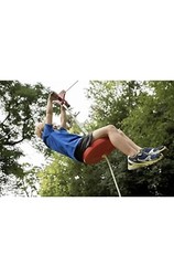 100 feet Zip Line Kit Kids Adult Zip Line Trolley Slackers Zip Lines Swing Set