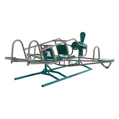 Lifetime Ace Flyer 90135 Earth Tone Airplane Teeter Totter Double Play Seesaw