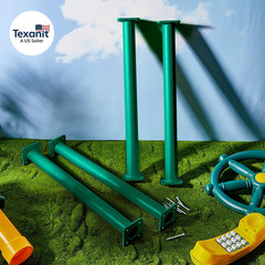 12 Pack Monkey Bars Swing Set Accessories Rods Playset Ladder Rungs Hardware Kit