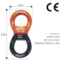 35kN Swing Swivel, CE Certified 360°Rotational Device, Silent Hanging Accesso…