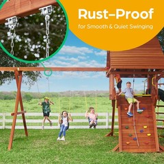 Jungle Gym Kingdom Swing Set Hangers – 2 pack hangers, See Label for Details