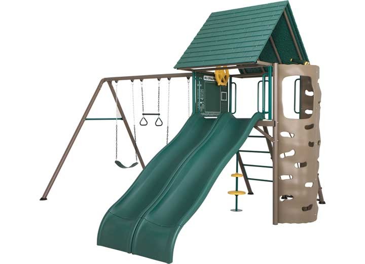 Lifetime 91079 Big Stuff Two-Slide Swing Set