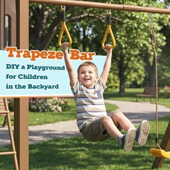 All in 1 Outdoor Backyard Swing Sets Playset for Toddlers, Galvanized Steel & PE