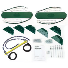 DIY Yourself Pioneer Custom Outdoor Swing Set Hardware Kit with Playset Accessor
