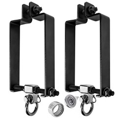 Heavy Duty Swing Hangers with 180° Snap Hooks – Metal Swing Set Brackets, 2 Pcs
