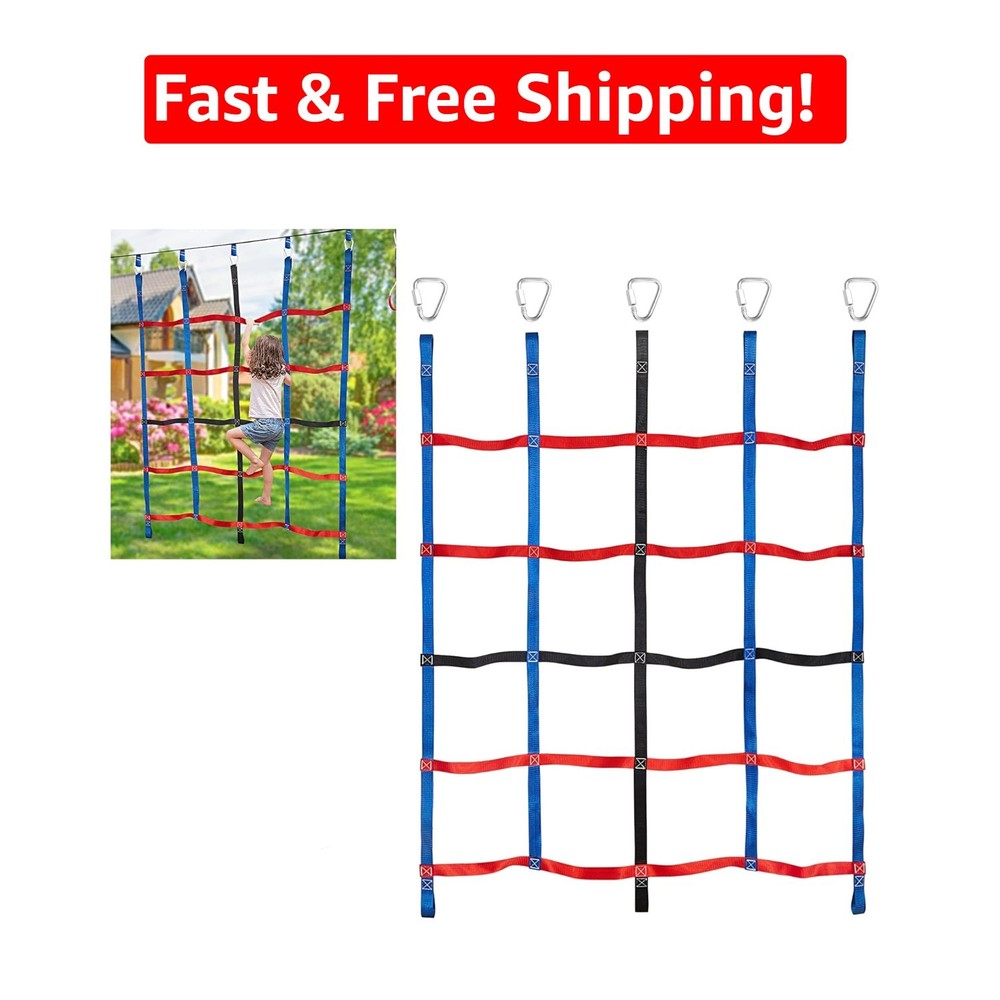 Versatile Kids Climbing Cargo Net – Perfect Jungle Gym Accessory for Fun Play