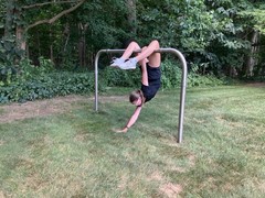 GALVANIZED STEEL Playground Vault Bar