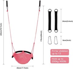 Swing Seat for Kids Heavy Duty Rope Play Secure Children Swing Set,Perfect fo…