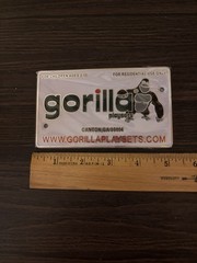 Gorilla Playsets Metal Plaque for playset swingset
