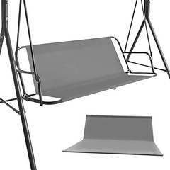 Patio Porch Swing Seat Cover, 2/3 Seater Bench Swing Cushion Replacement Cove…