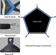 Climbing Dome Hammock with Light Canopy – 300 LB Capacity, Fits 10×5 Ft