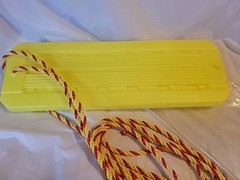 Vintage PLASTIC Yellow SWING SEAT with Rope New! Irwin Swing N Play
