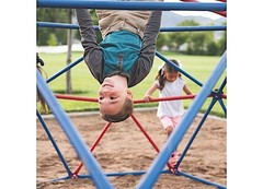 Lifetime 101301 Kids Metal Dome Climber (Red And Blue)