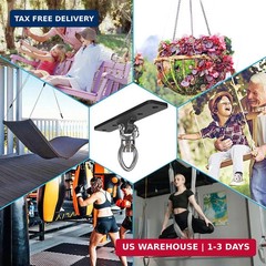 Dolibest Heavy Duty Swing Hanger, Swing Set Accessorie with Carabiner for Indoor