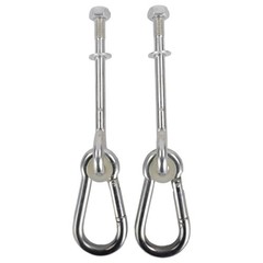 SWING SET STUFF INC 3/8″ X 4″ SWING HANGER WITH SPRING CLIP (PAIR) play toy 0269